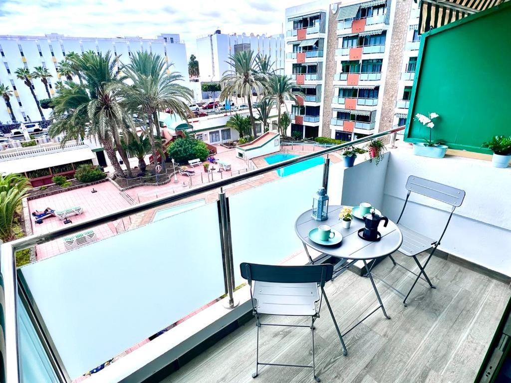 Fm Beach Home - Renovated Apartment With Swimming Pool Near Maspalomas Dunes & Beach 普拉亚戴尔雷安格莱斯 外观 照片